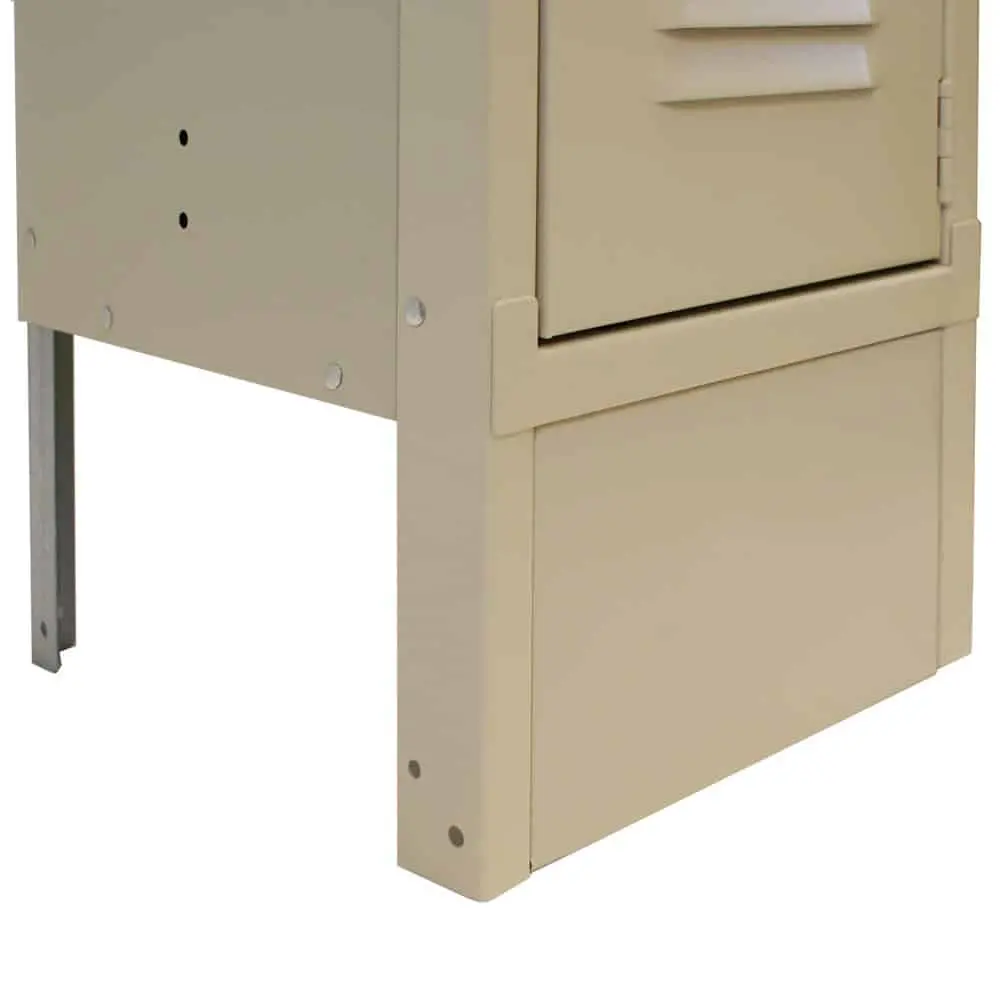 Closed Front Base For Lockers With Legs 1