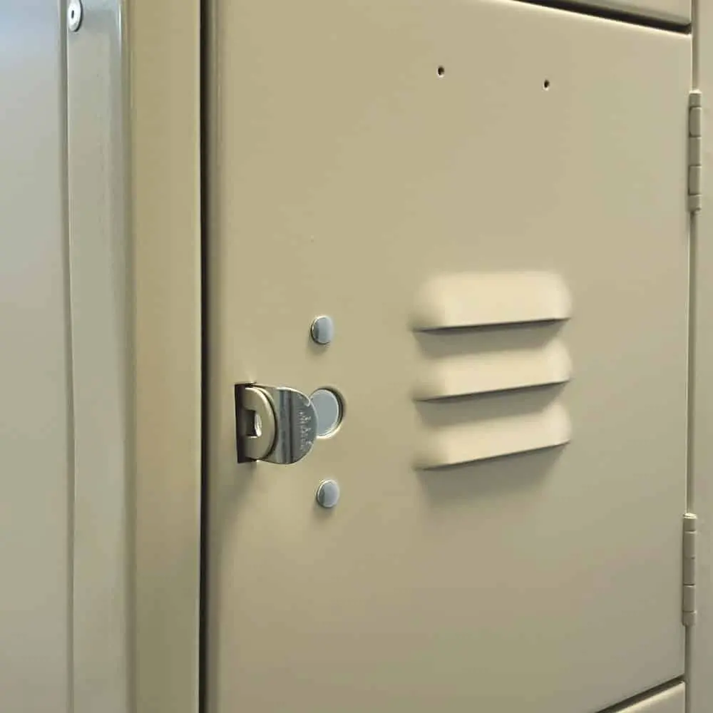 Six Tier 12"W X 15"D X 78"H Standard Metal Locker 1 Wide 2