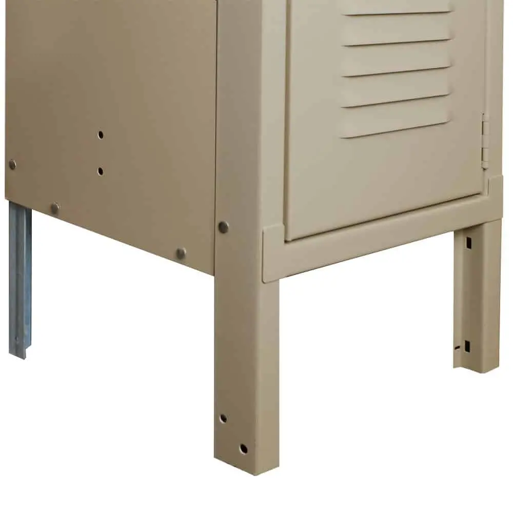 Six Tier Standard Metal Locker 1 Wide 4