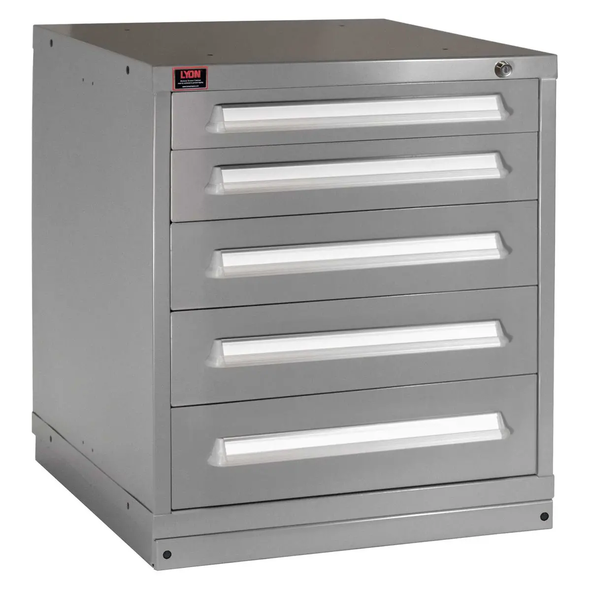 Quick Ship 5 Drawer Modular Cabinet With 104 Compartments Standard Wide Bench Height 1
