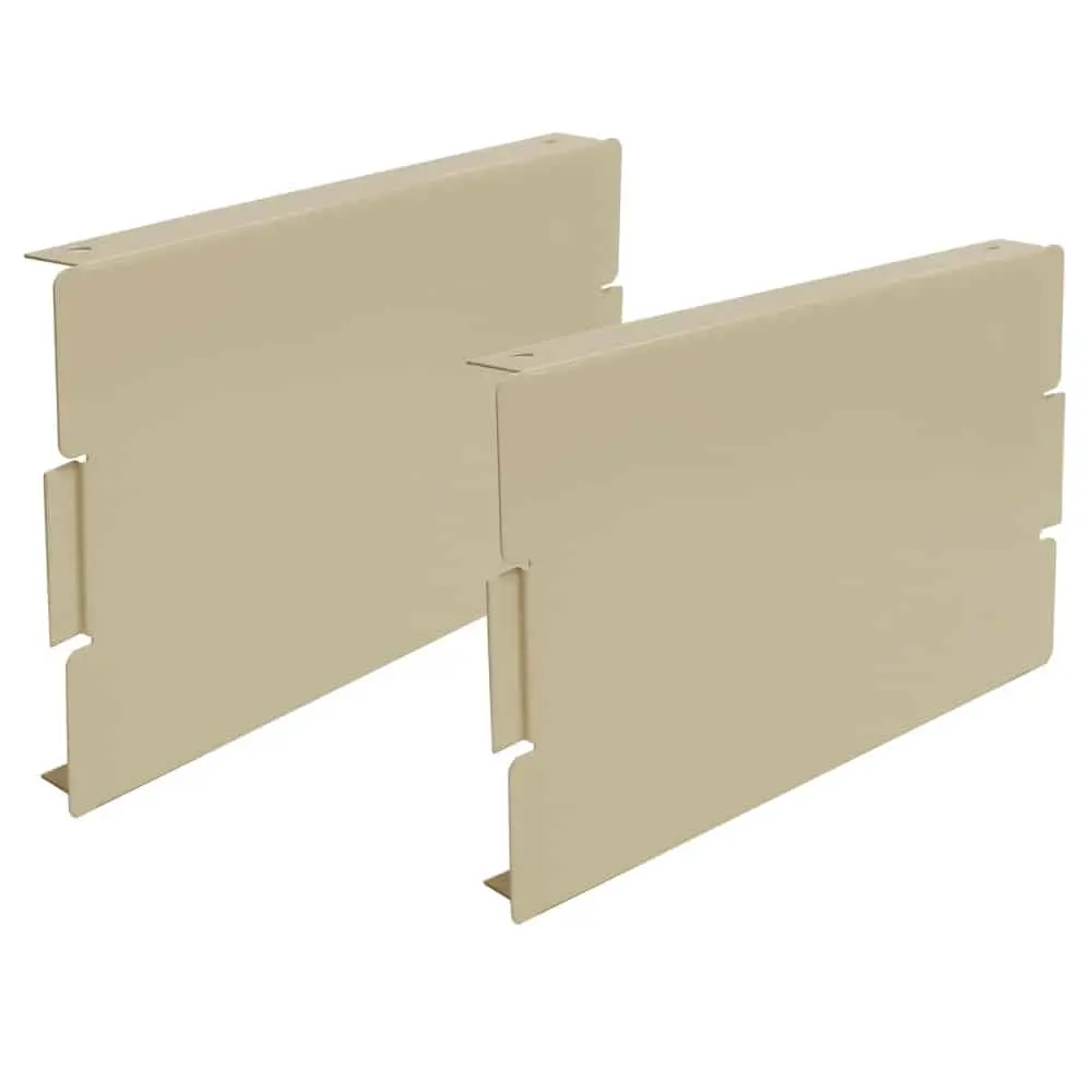 Two-Piece Enclosed End Base Kit for Legged Locker Installations - Image 2
