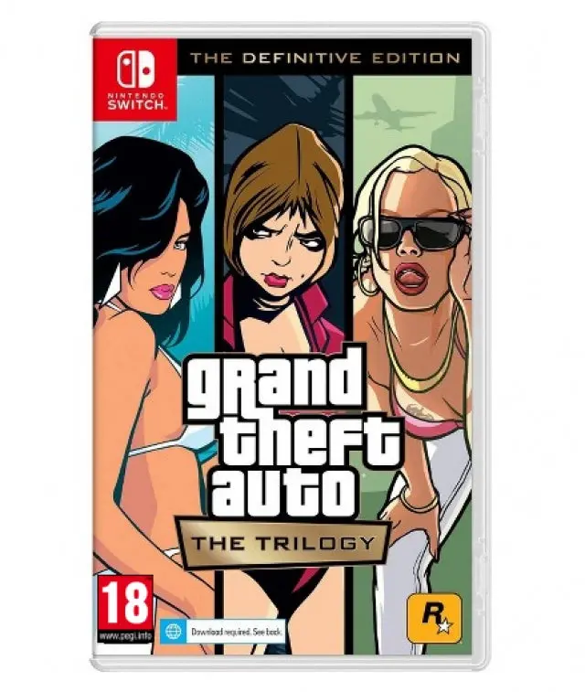 Grand Theft Auto Trilogy The Definitive Edition Nintendo Switch  - Novo 1