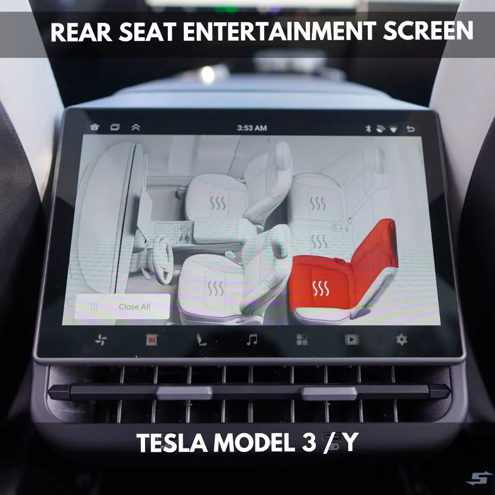 8.8" Rear Entertainment Screen For Tesla Model Y 1