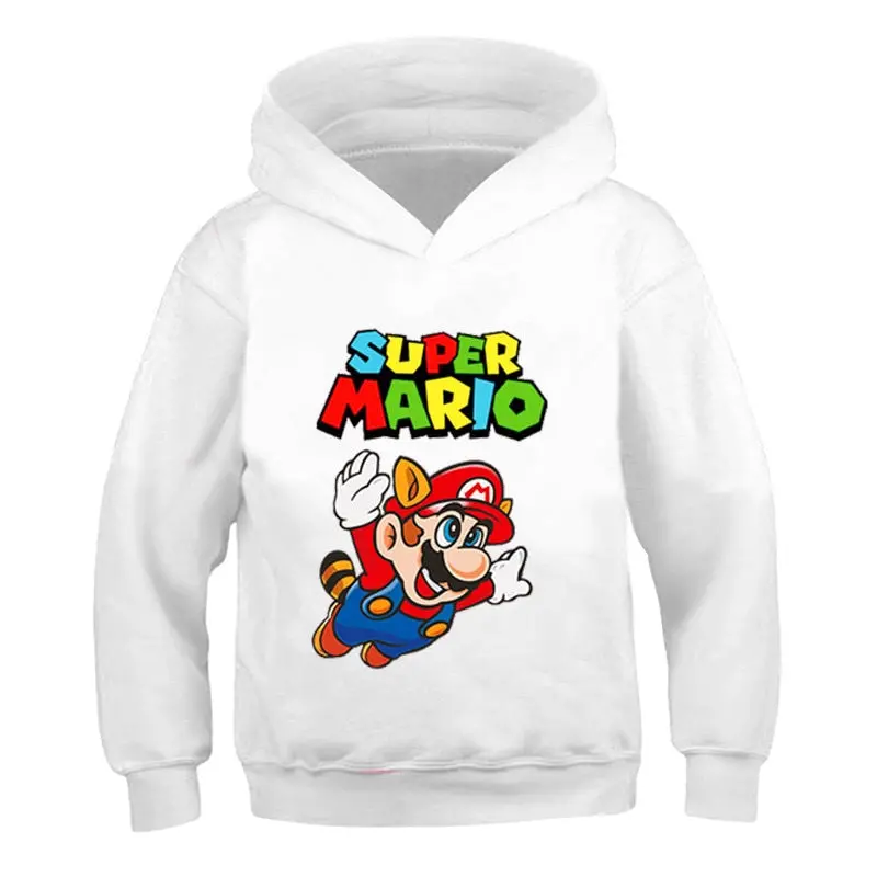 Casaco Super Mario Branco - Tamanho Crianças 6-11 Anos 1