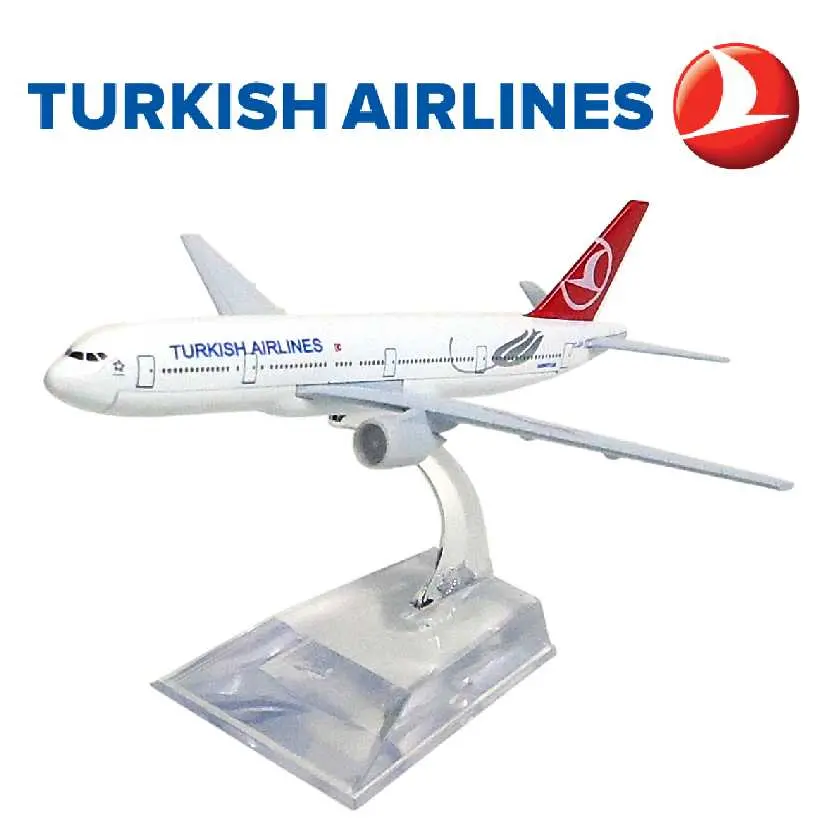 Avião Colecionável Turkia Arlines 380 Escala 16 Cm 1