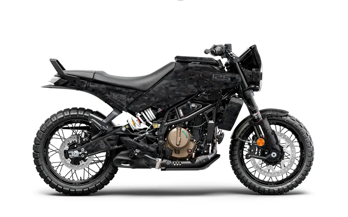 Husqvarna 125/250 Svartpilen Graphics - "Polyatomic" (Stealth) 1