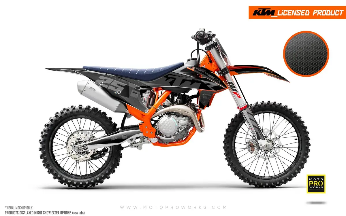 Ktm Xc / Xc-F / Xc-W Graphics - "Rr Tech 2.0.2.2" (Black) 1