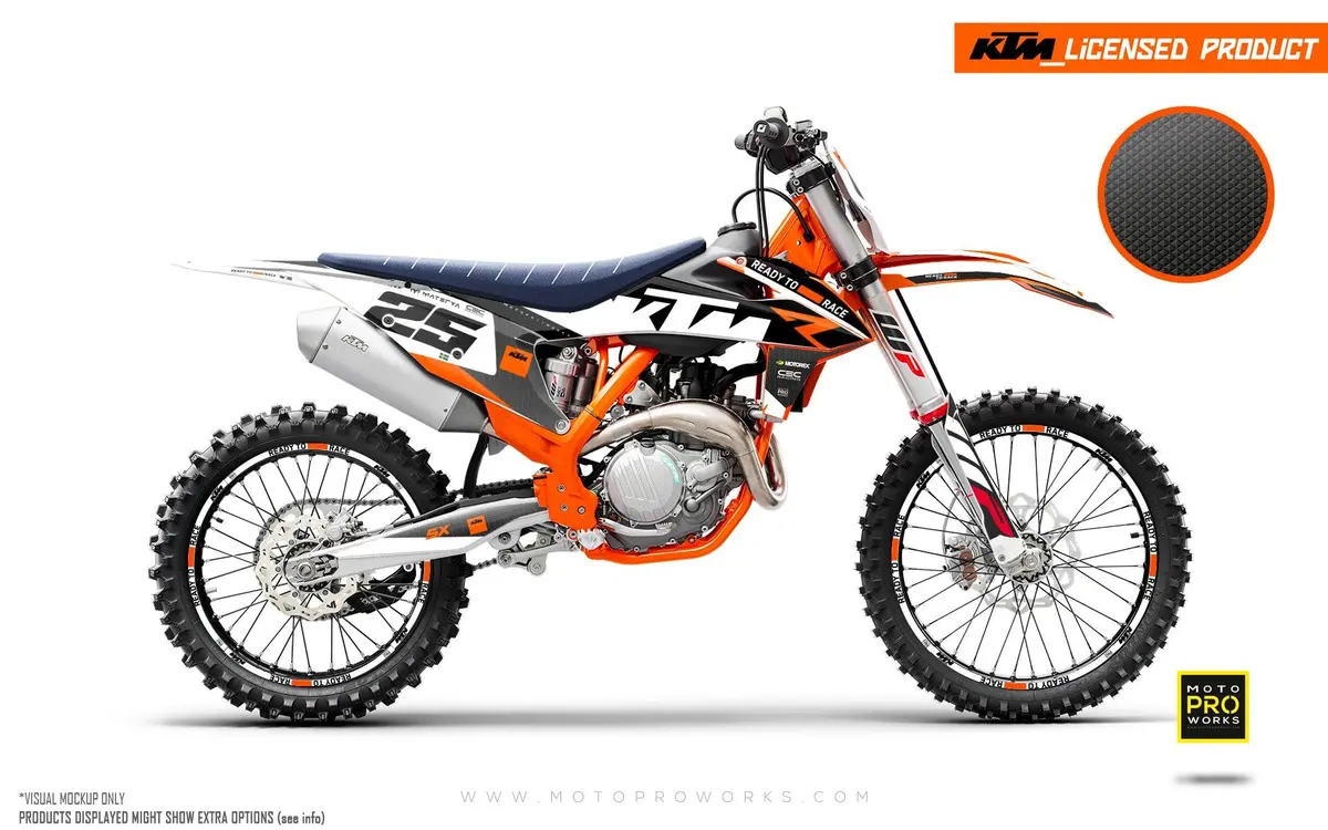 Ktm Sx / Sx-F Graphics - "Rr-Tech 2.0.2.2" (White) 1