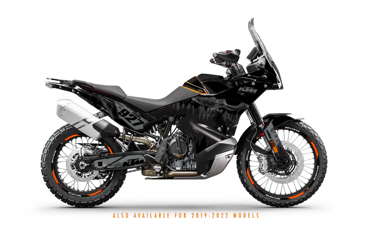 Ktm 790/890 Adventure R/S Graphics - "Abisko" (Black) 1