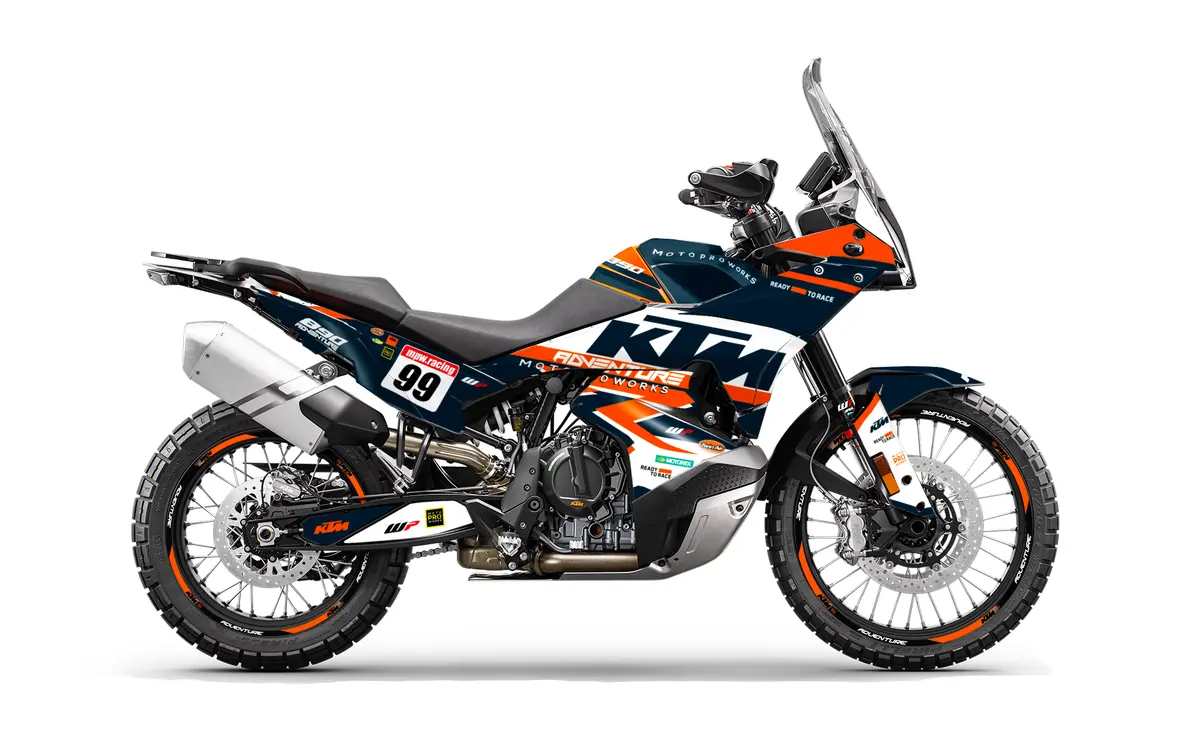 Ktm 790/890 Adventure R/S 2023 Graphics - "Atlantic" (Dark Blue) 1