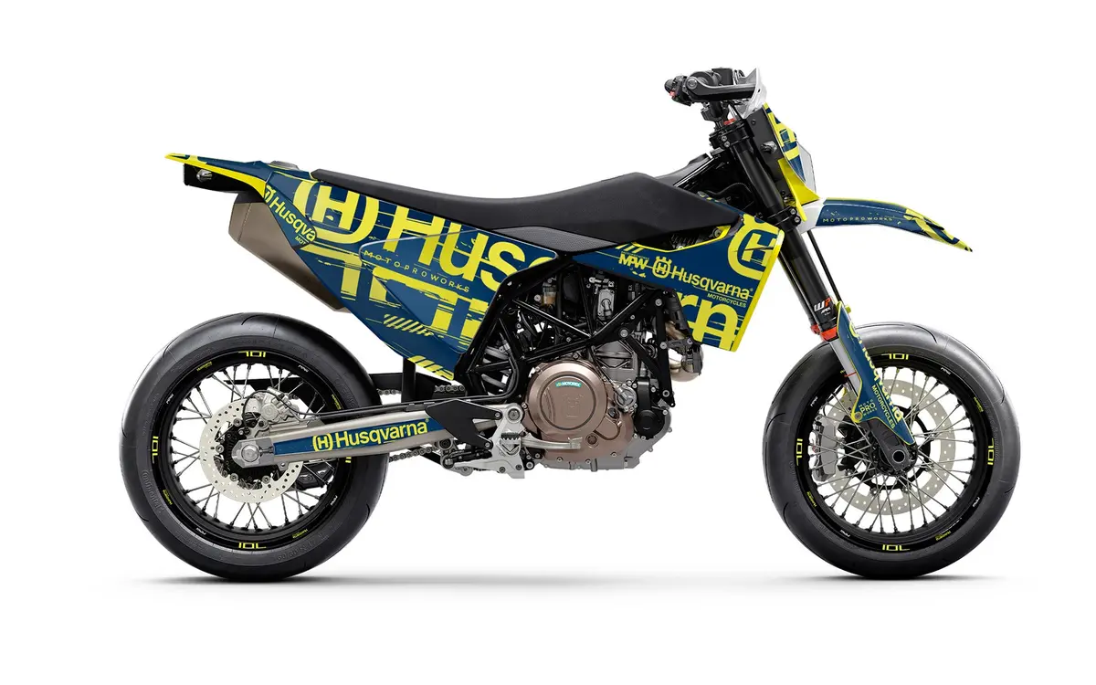Husqvarna 701 Enduro Graphics - "Disruptor" (Blue) 1