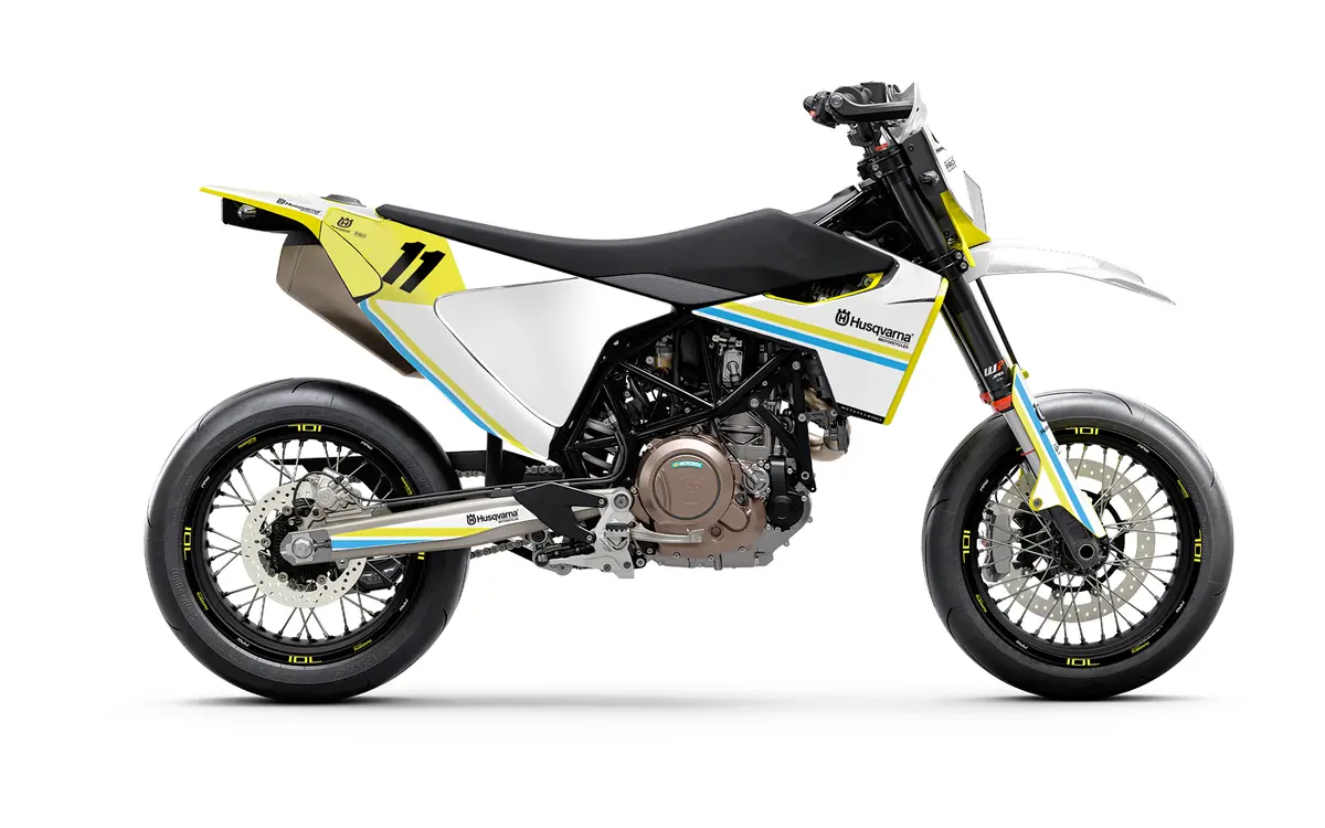 Husqvarna 701 Graphics - "Duoline" (White) 1