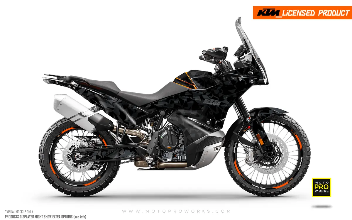 Ktm 790/890 Adventure R/S 2023 Graphics - "Flake" (Stealth) 1