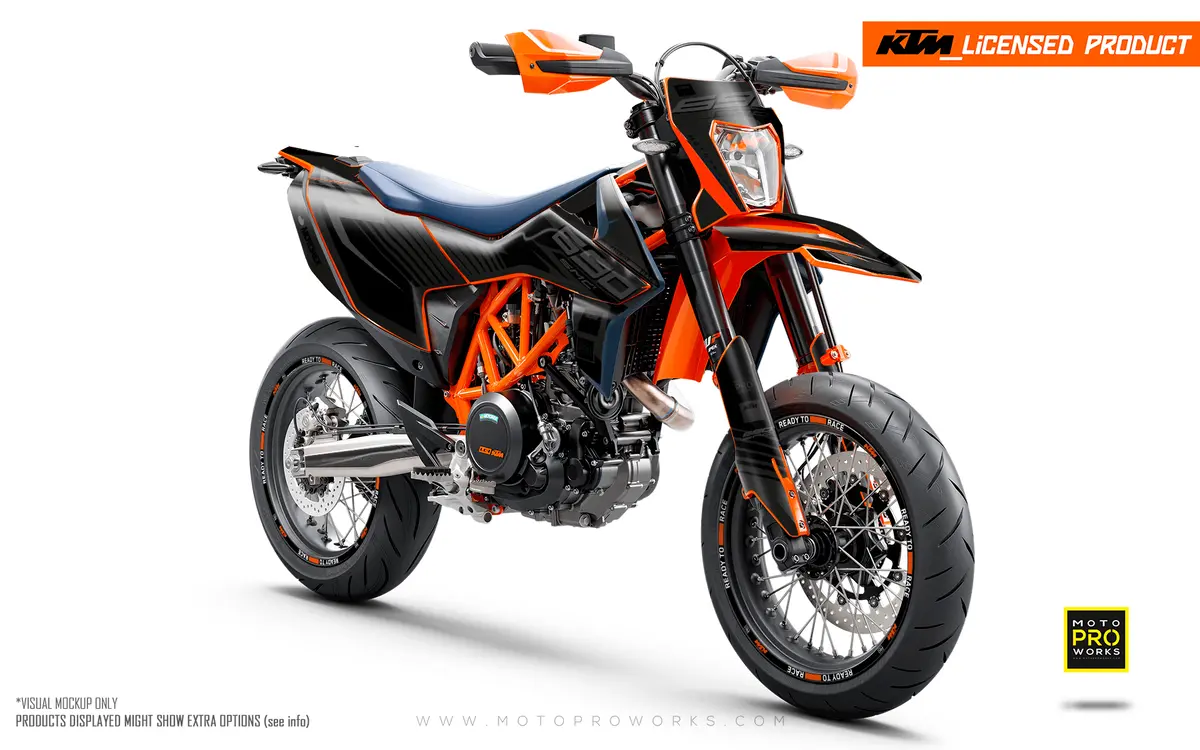 Ktm Graphics - 690 Smc-R "Fuel" (Black) 2