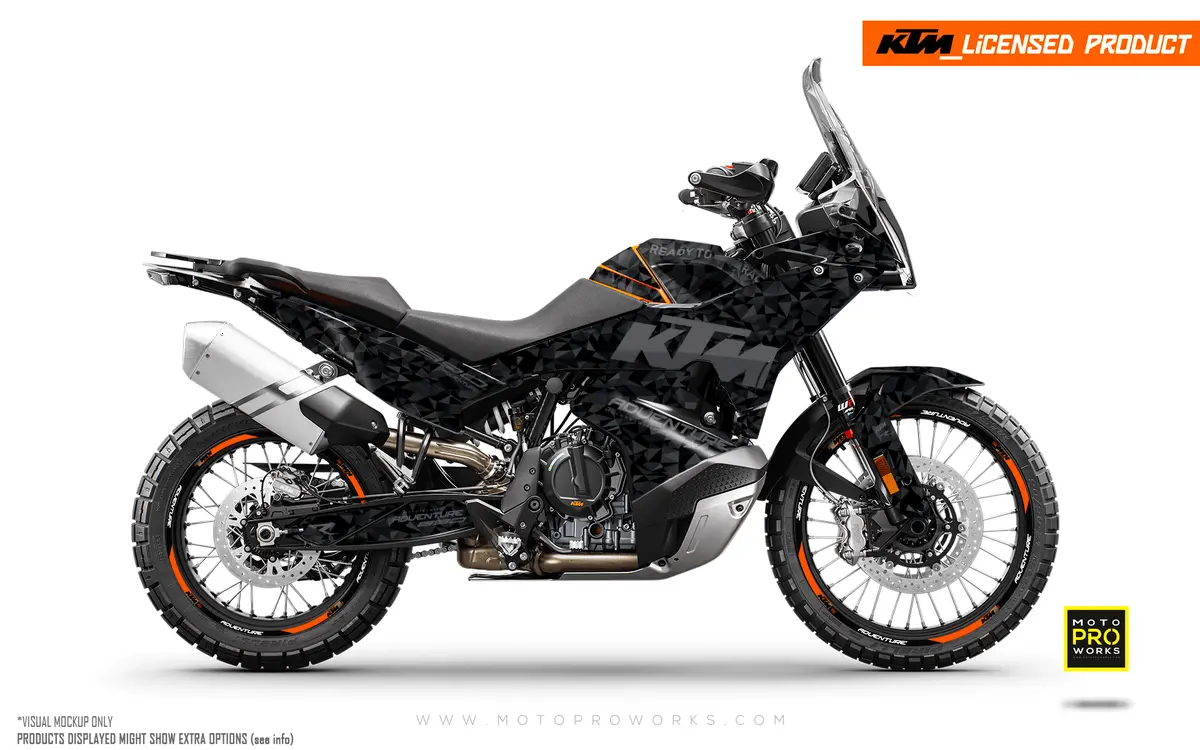 Ktm 790/890 Adventure R/S 2023 Graphics - "Polyatomic" (Stealth) 1