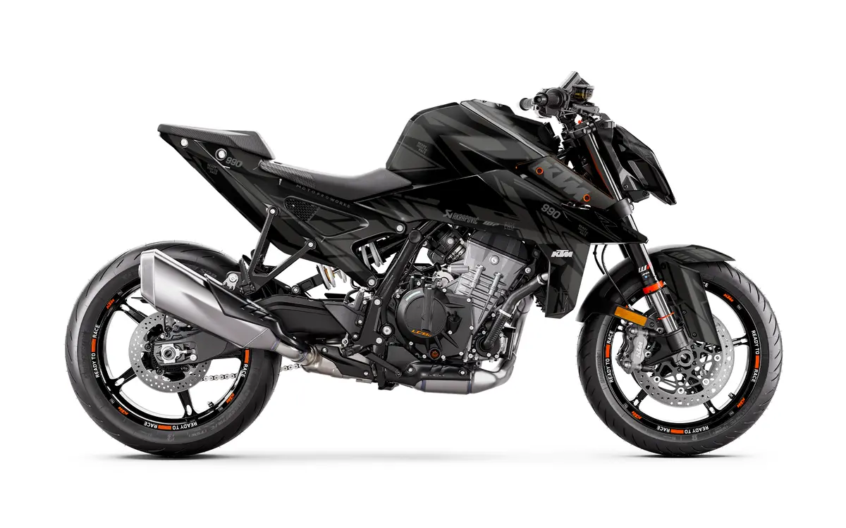 Ktm 990 Duke Graphics - "Pulse" (Black) 1