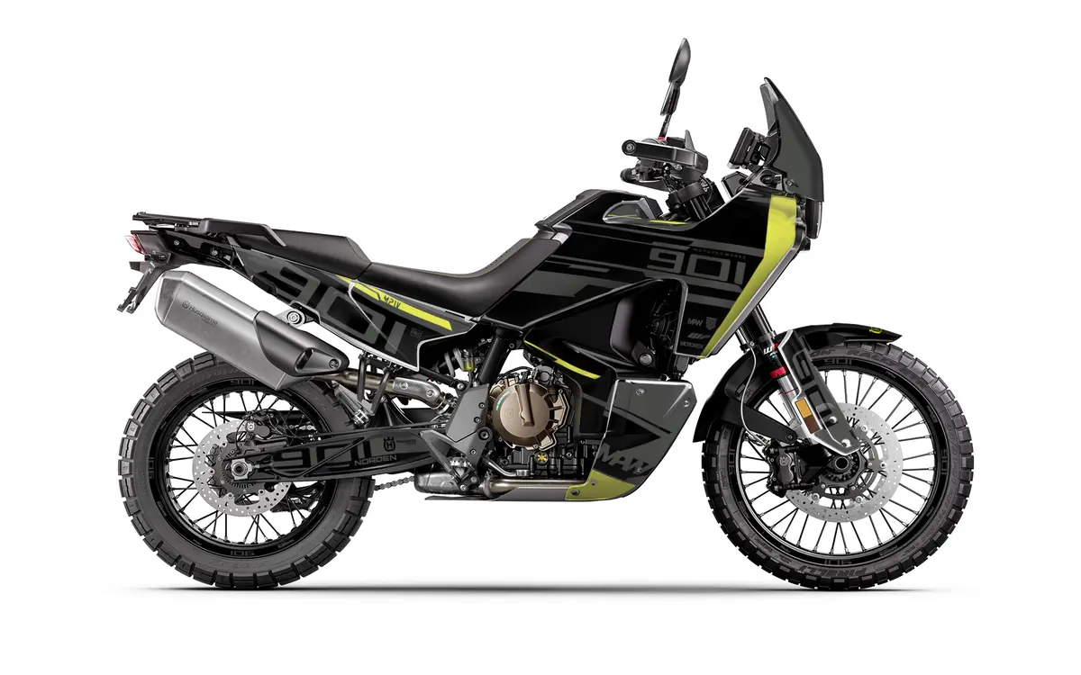 Husqvarna Norden 901 Graphics - "Quest" (Black/Yellow) 1