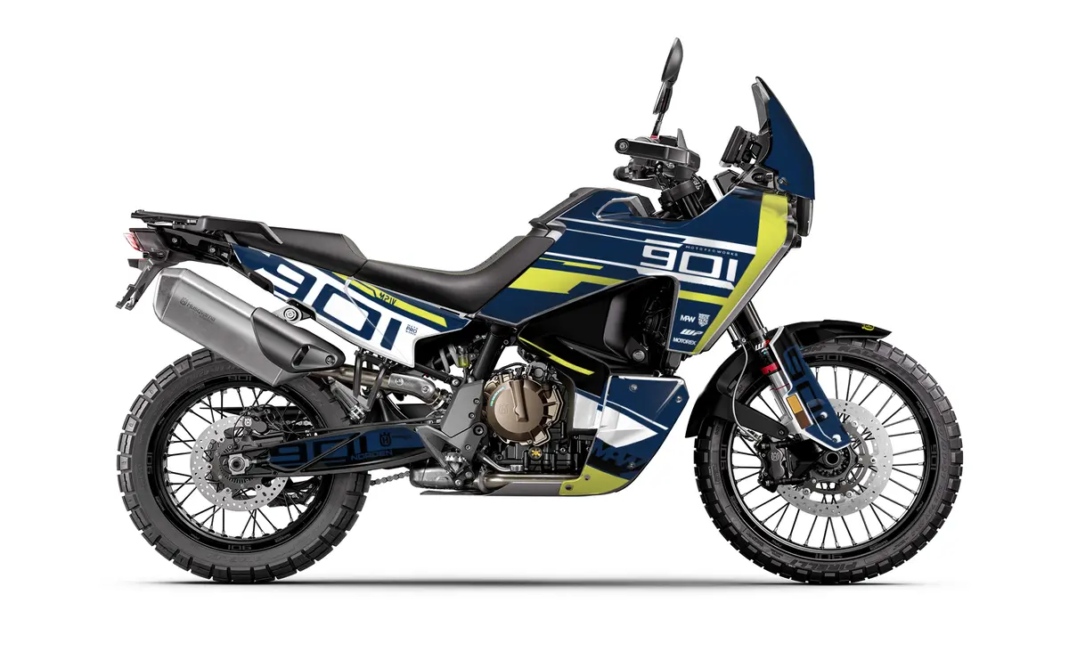 Husqvarna Norden 901 Graphics - "Quest" (Blue) 1