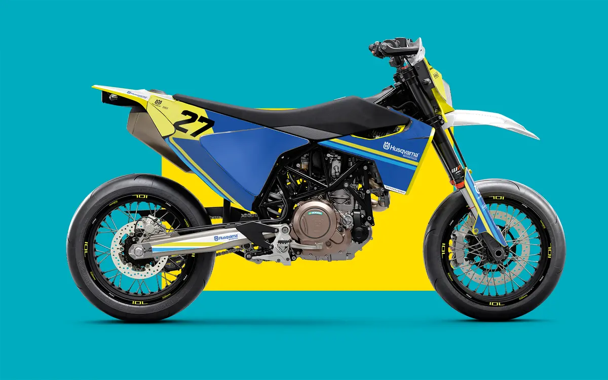 Husqvarna 701 Graphics - "Duoline" (Blue) 2
