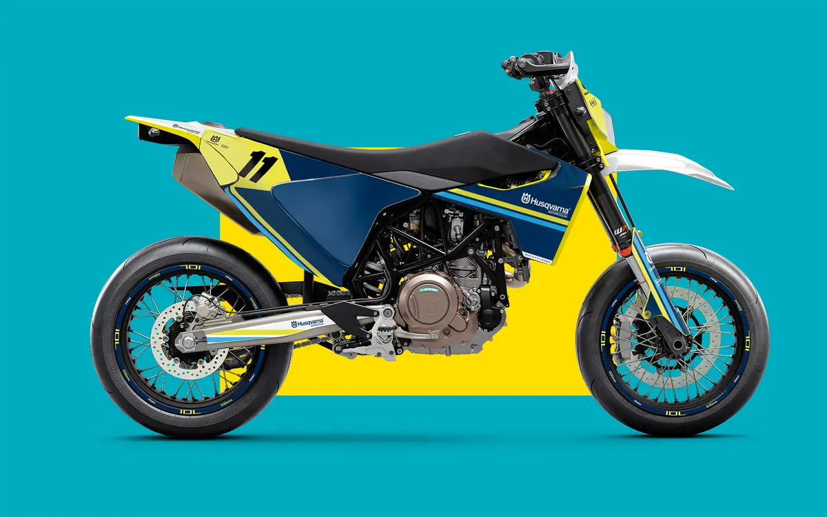 Husqvarna 701 Graphics - "Duoline" (Husqvarna Blue) 2