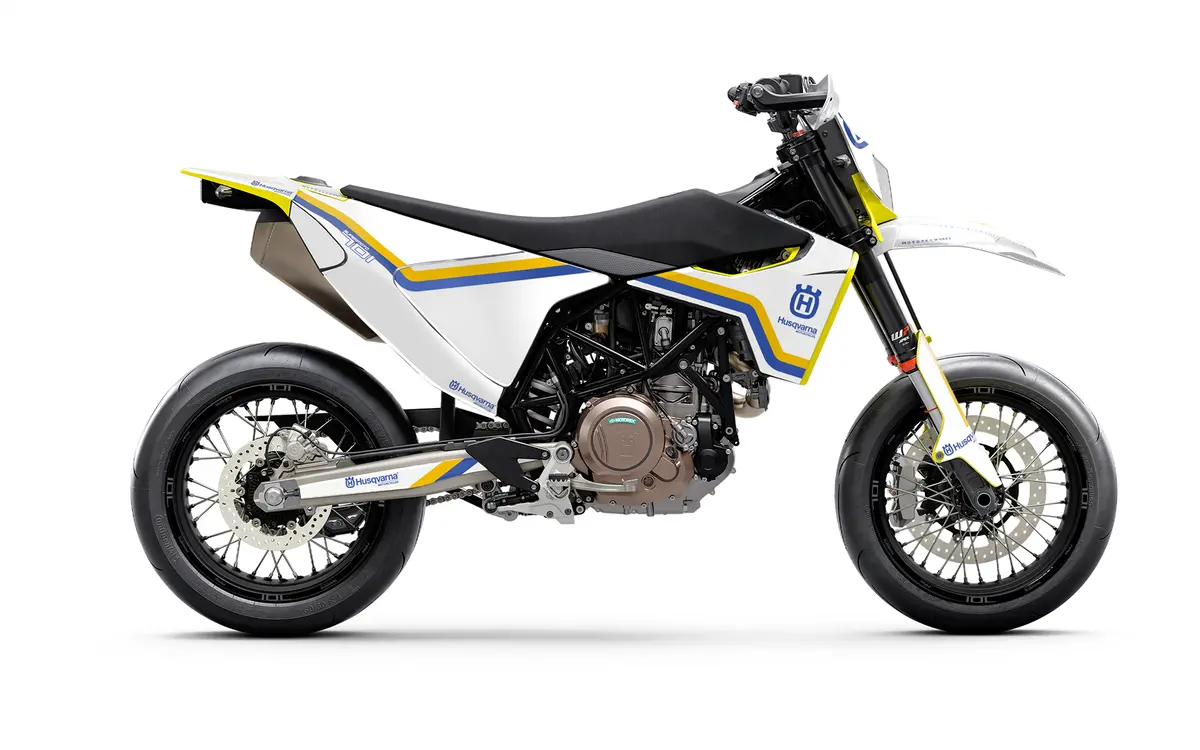 Husqvarna 701 Enduro Graphics - "Regal" (White) 1