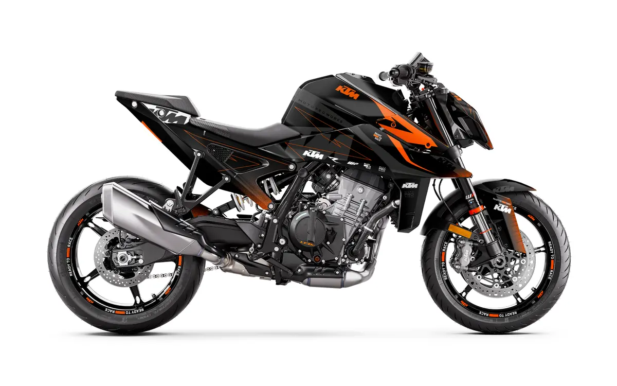Ktm 990 Duke Graphics - "Revel" (Black) 1