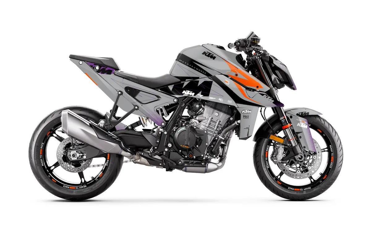 Ktm 990 Duke Graphics - "Revel" (Chalk) 1