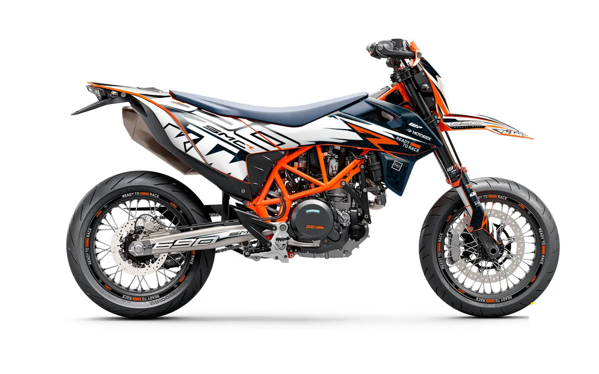 Ktm Graphics - 690 Smc-R "Quickshift" (Black/Pattern) 1