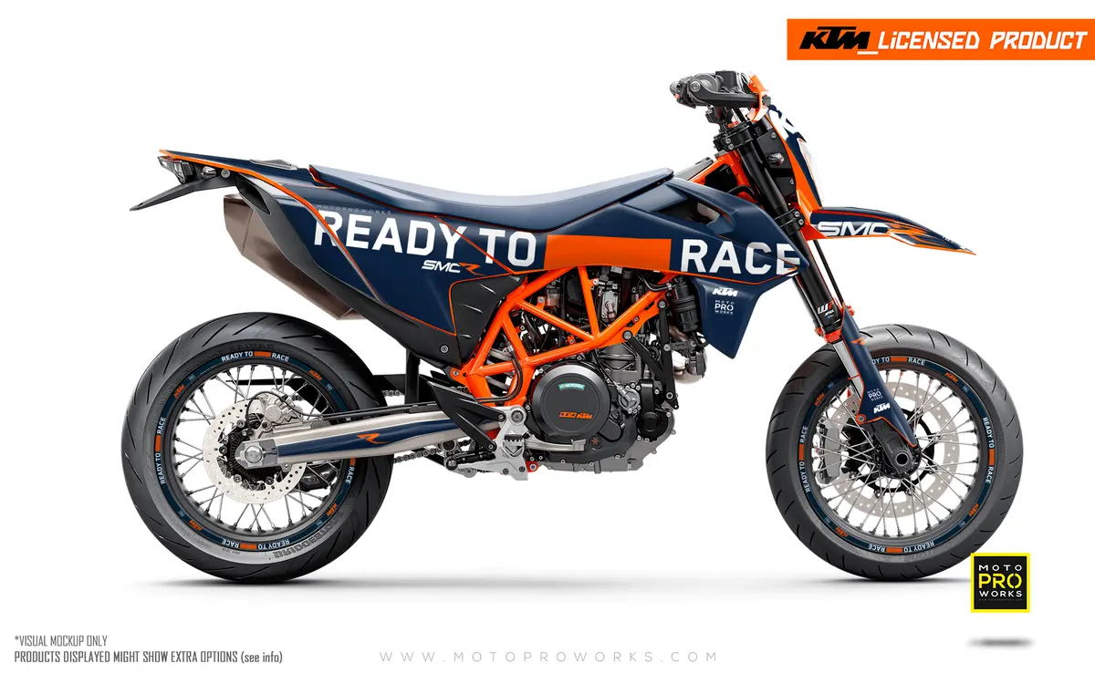 Ktm Graphics - 690 Smc-R "Ready To Race 2.0" (Blue) 1