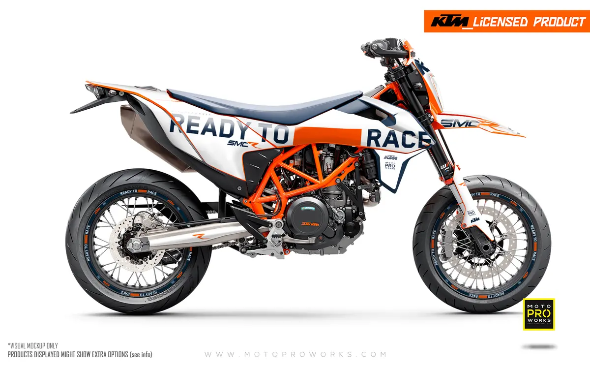 Ktm Graphics - 690 Smc-R "Ready To Race 2.0" (White) 1