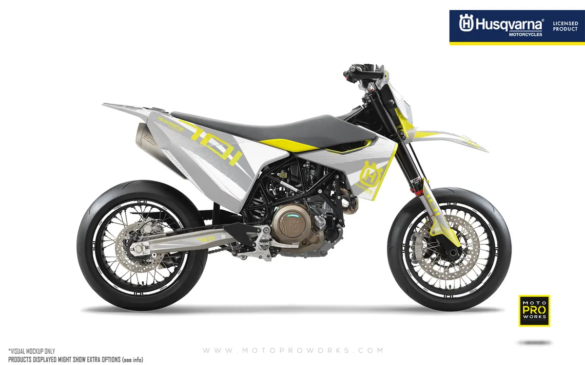 Husqvarna 701 Graphics - "Featherlight" (White) 1