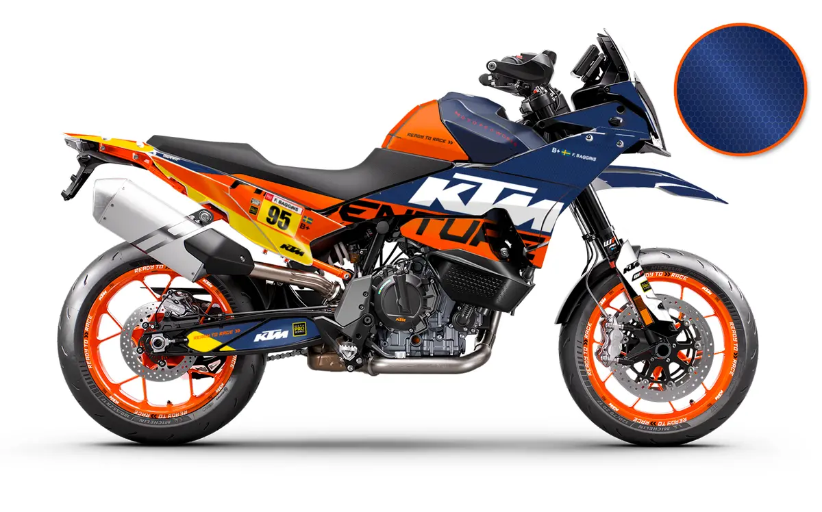Ktm 890 Smt Graphics - "Waypointer" (Dawn/Honeycomb) 1