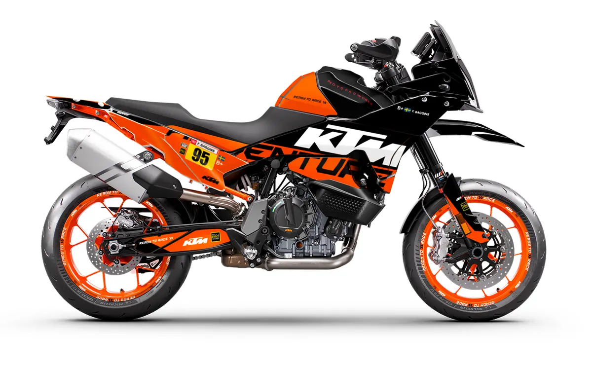Ktm 890 Smt Graphics - "Waypointer" (Midnight) 1
