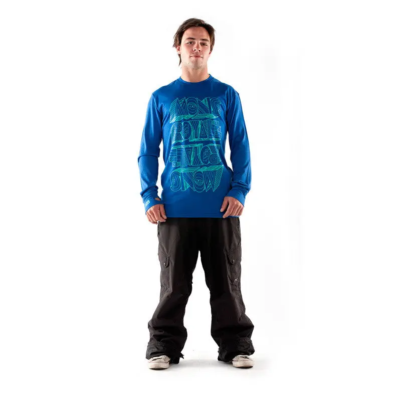 Mons Royale Orignial Long Sleeve Blue 1
