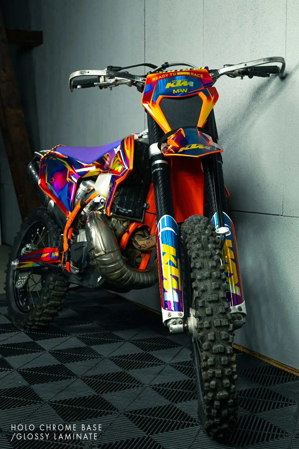 Ktm Exc / Exc-F Graphics - “Veltrix” (Orange) 2