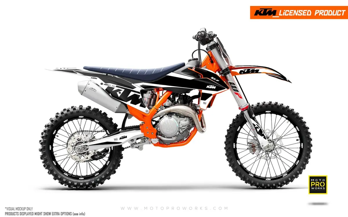 Ktm Xc / Xc-F / Xc-W Graphics - "Mounty" (Black) 1