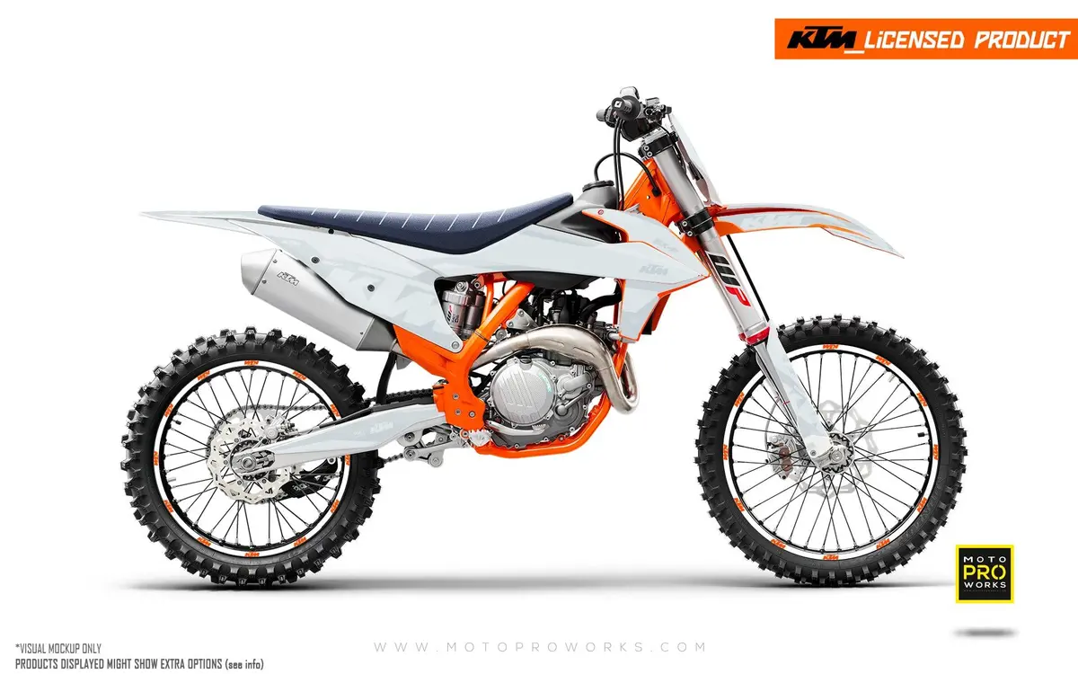 Ktm Sx / Sx-F Graphics - "Mounty" (Grey) 1