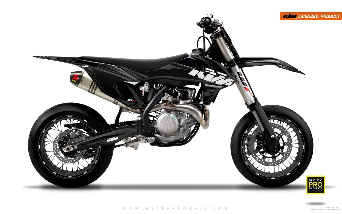 Ktm Exc/Sx/Xc Graphics - "Edge" (Black/Grey) 1