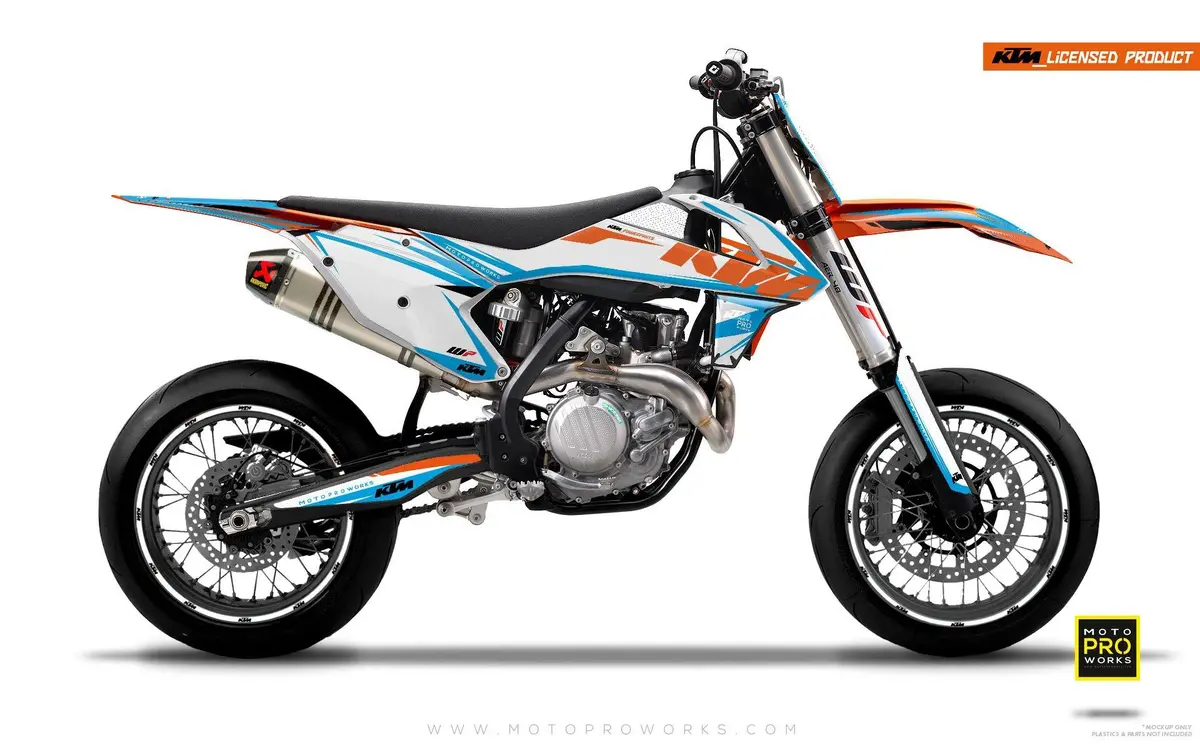 Ktm Exc/Sx/Xc Graphics - "Edge" (Blue/White) 1