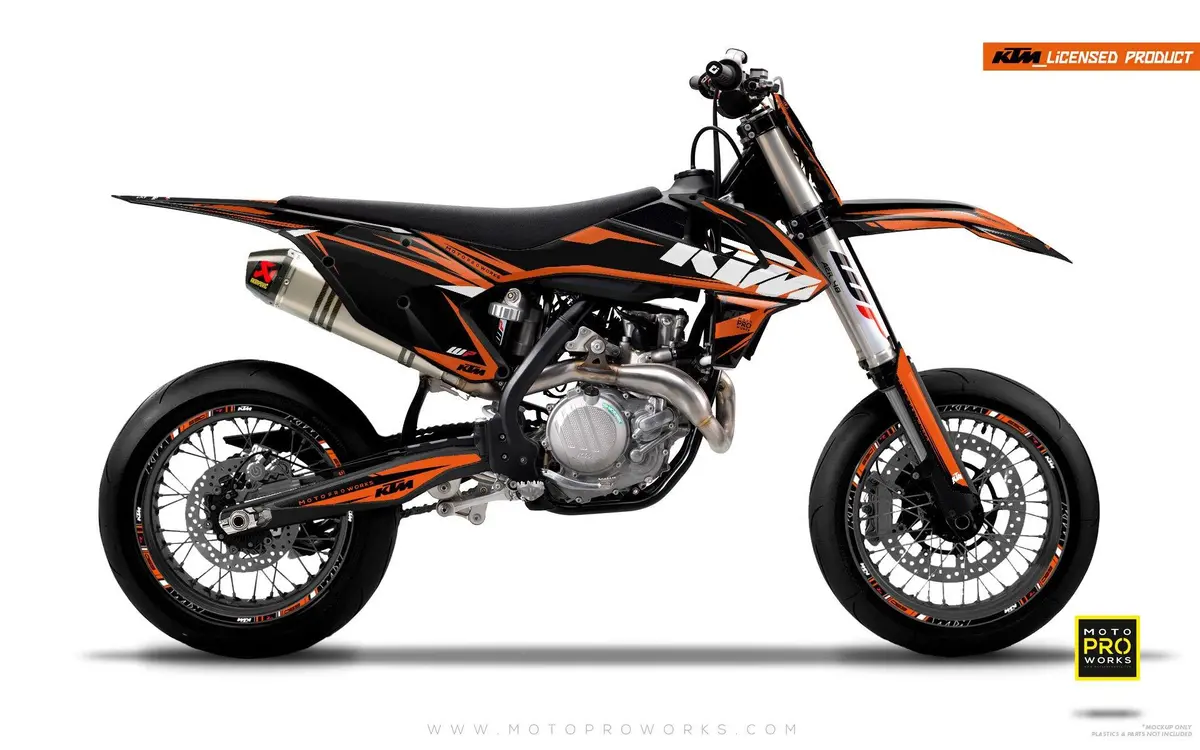 Ktm Exc/Sx/Xc Graphics - "Edge" (Orange) 1