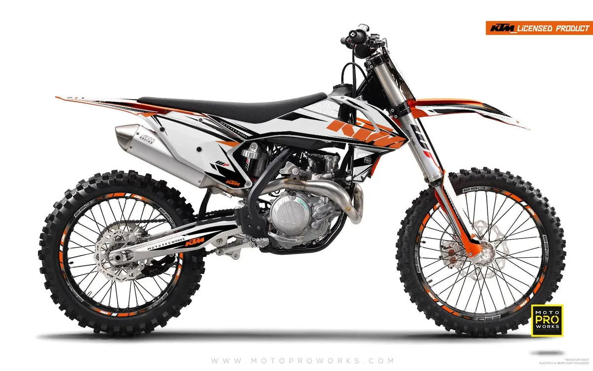 Ktm Exc/Sx/Xc Graphics - "Edge" (White) 2