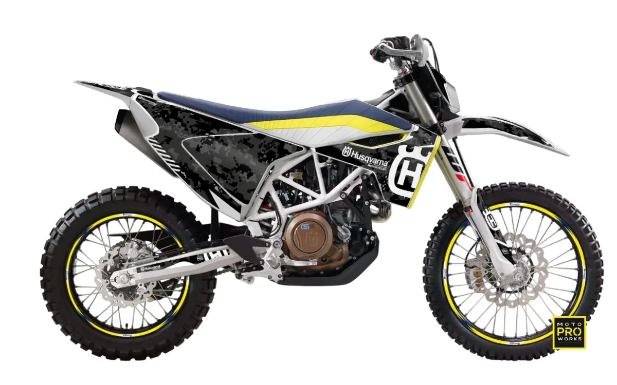 Husqvarna 701 Enduro Graphics - "Factor" (Marpatcamo/Grey) 1
