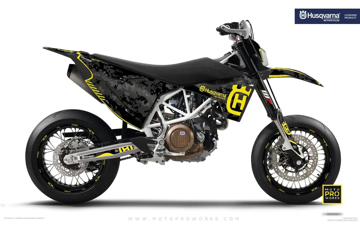 Husqvarna 701 Graphics - "Factor" (Marpatcamo/Yellow) 1