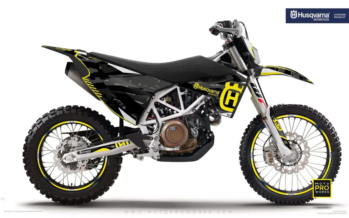 Husqvarna 701 Enduro Graphics - "Factor" (Tigercamo/Dark) 1