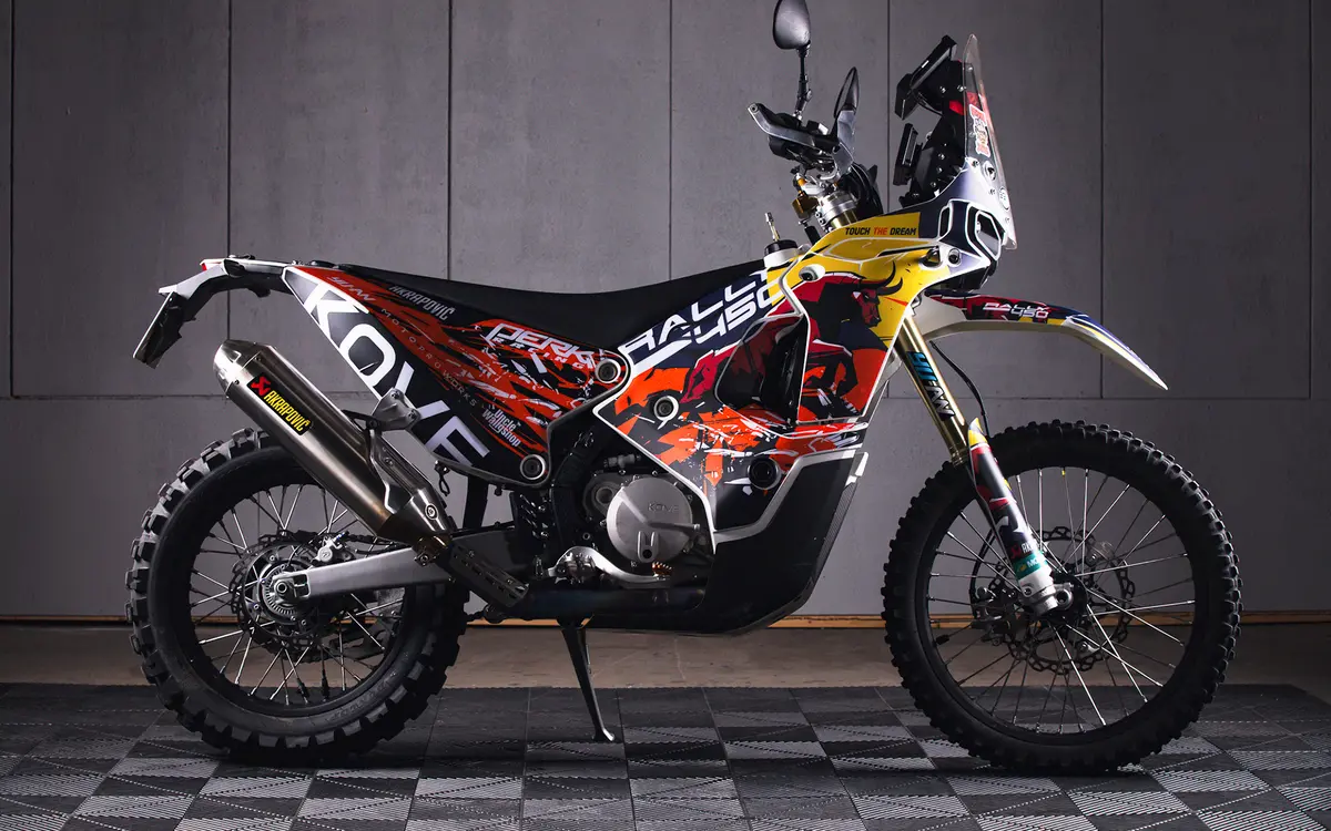 Kove 450 Rally Graphics - "Striker" (Alpha) 1