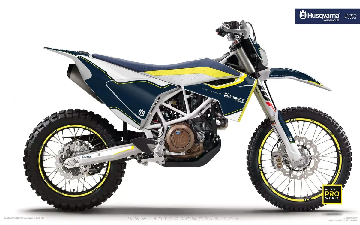 Husqvarna 701 Enduro Graphics - "Heritage" (Blue) 1