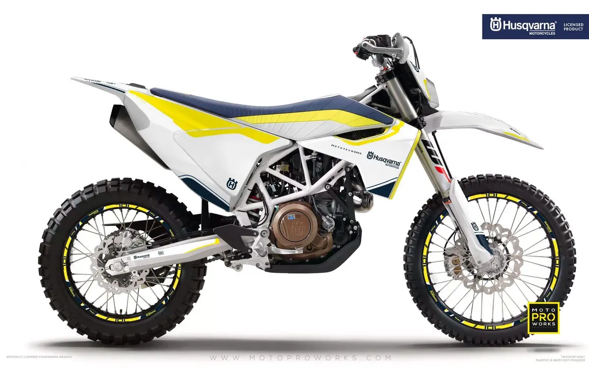 Husqvarna 701 Enduro Graphics - "Heritage" (White) 1