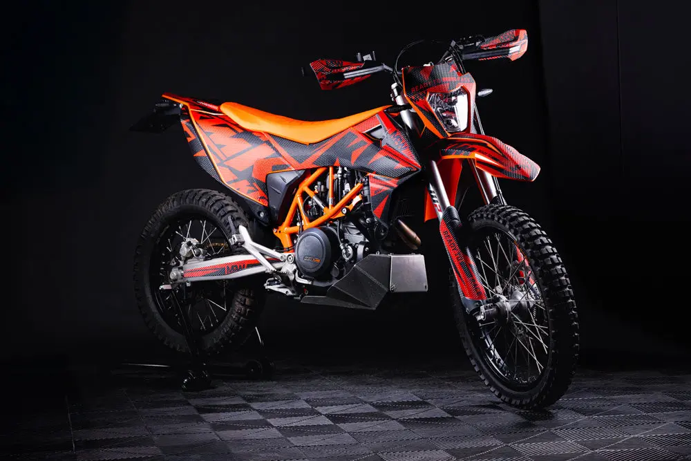 Ktm 690 Smc-R Graphics - "Kickdrift" (Red) 2
