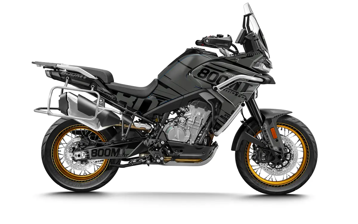 Cfmoto 800 Mt Graphics - "Archer" (Black) 1