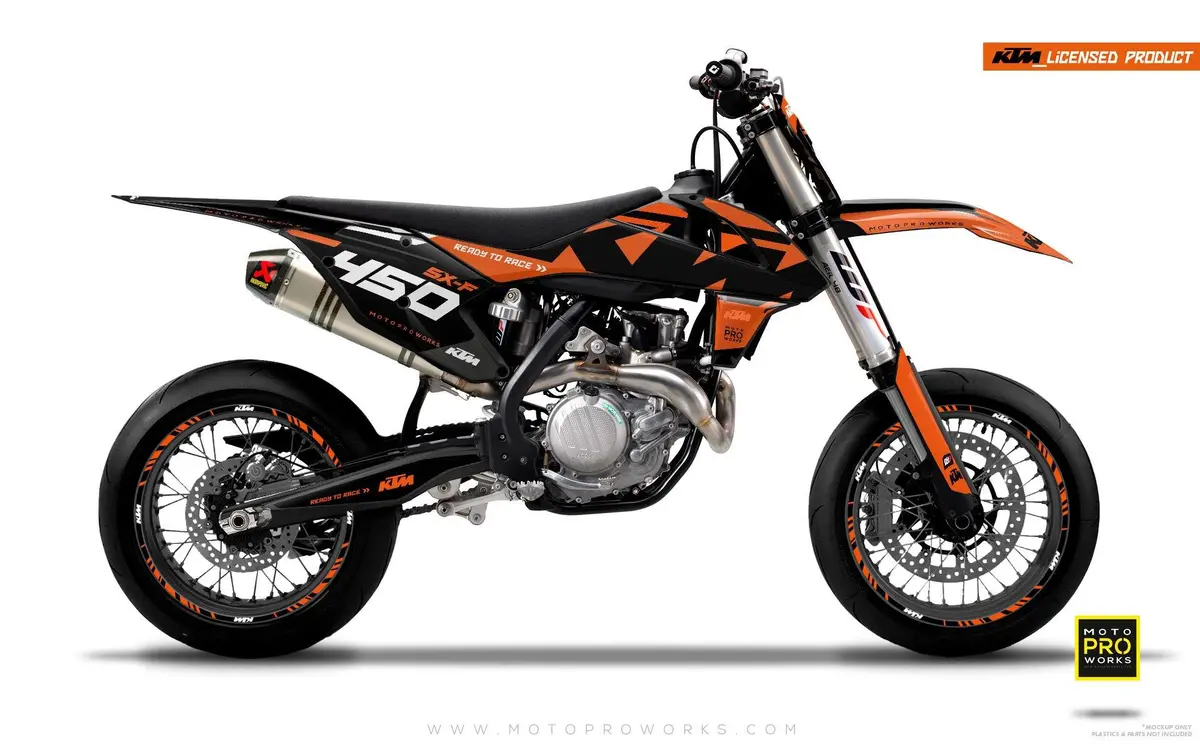 Ktm Exc/Sx/Xc Graphics - "Readyone" (Orange/Black) 1
